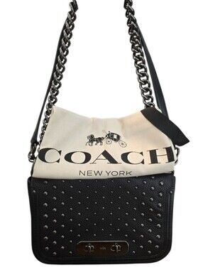 Coach Swagger 2 Way Shoulder/Crossbody Bag w/ Ombre Rivets & Dustbag In EUC